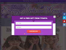 Tablet Screenshot of energymedicinewoman.com